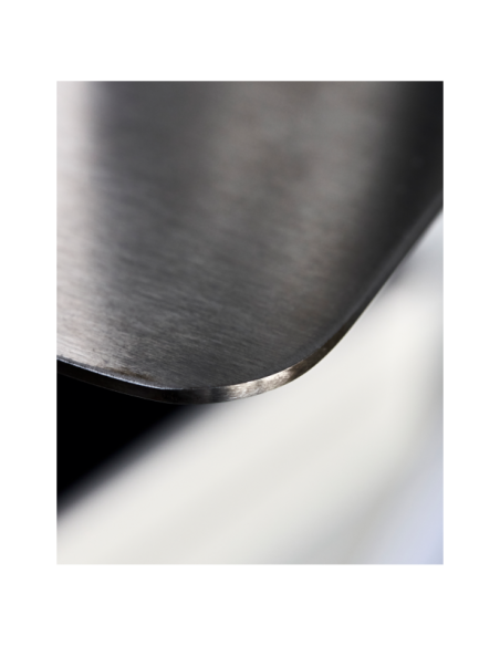 Estante BOOK, Acabado Plateado Cepillado - House Doctor