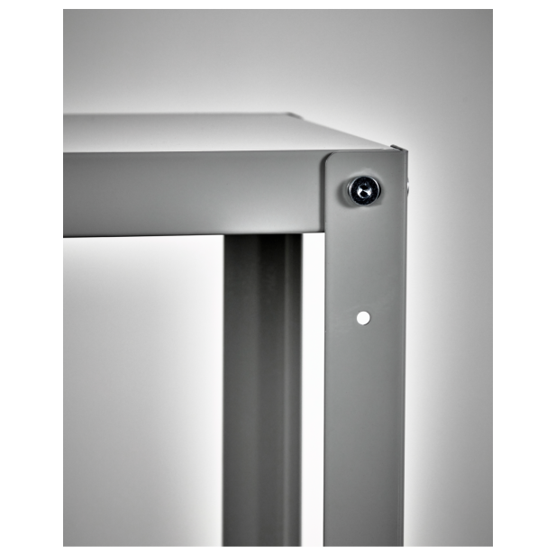 Estantería USE 80x128 cm, Gris Claro...