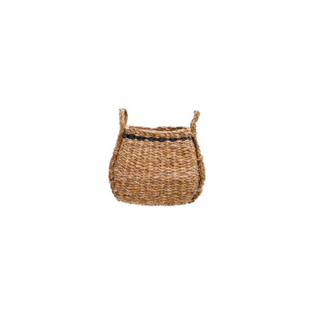 Cesta LAINE, Natural / Negro - House...