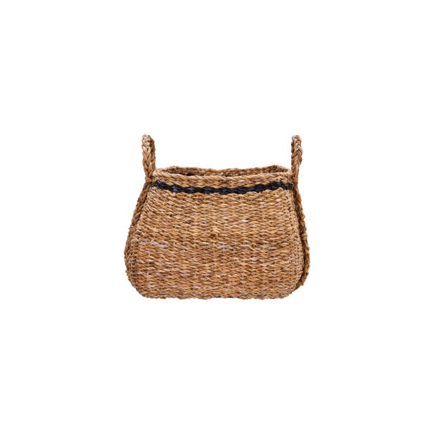 Cesta LAINE, Natural / Negro - House...