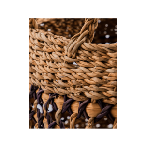 Cesta PAUTA, Natural / Negro - House Doctor 2