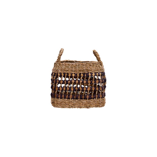 Cesta PAUTA, Natural / Negro - House...