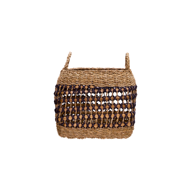 Cesta PAUTA, Natural / Negro - House...