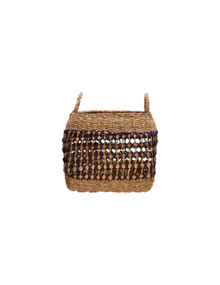 Cesta PAUTA, Natural / Negro - House Doctor