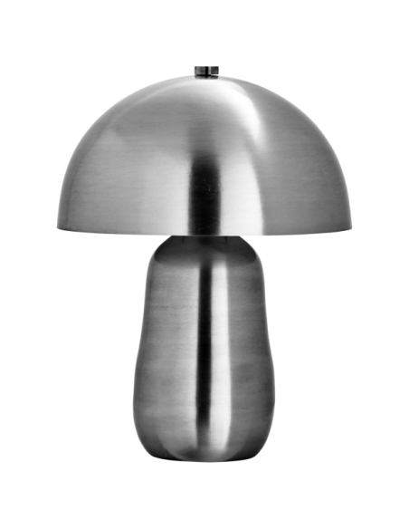 Lámpara de Mesa ROOMIE, Acabado Plateado Cepillado - House Doctor