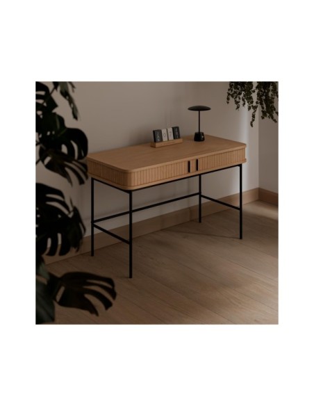 Escritorio FRANZINE, Roble / Negro
