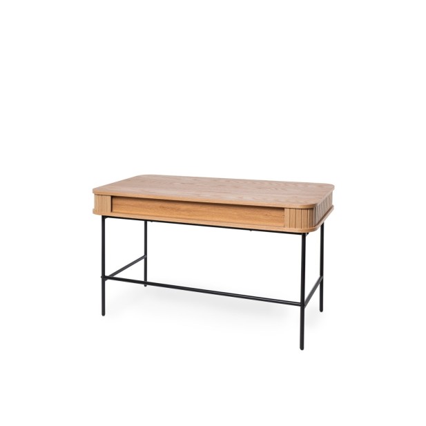 Escritorio FRANZINE, Roble / Negro