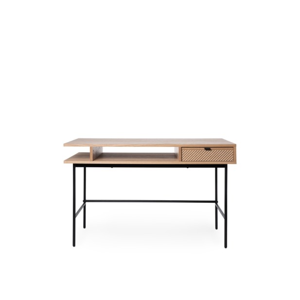 Escritorio MALVA, Roble / Negro