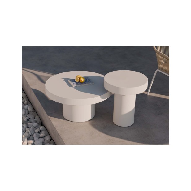 Mesa  de Centro Exterior KORA Ø80 cm,...