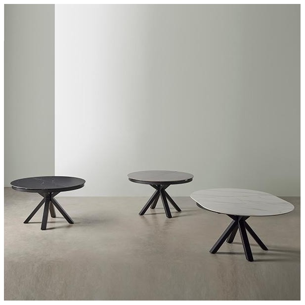 Mesa Extensible SKYLER Ø130/180 cm de...