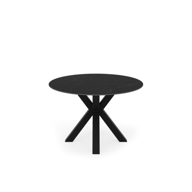 Mesa SORINA Ø100 cm de Comedor, Negro...