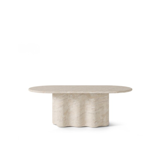 Mesa IRKA 220x109cm de Comedor, Cemento Acabado Travertino; 00MS219466