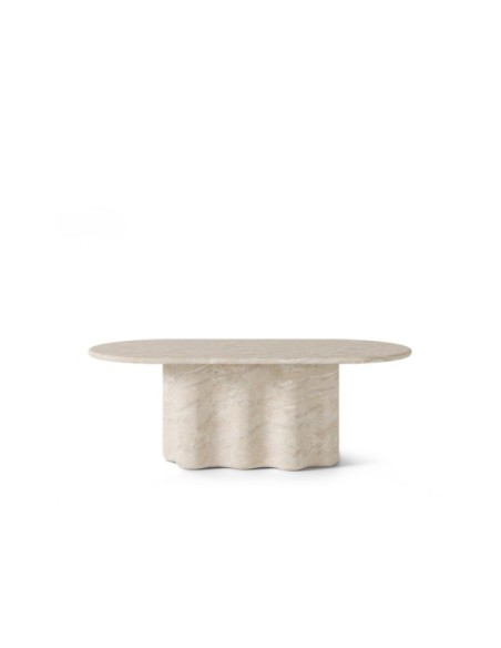 Mesa IRKA 220x109cm de Comedor, Cemento Acabado Travertino; 00MS219466