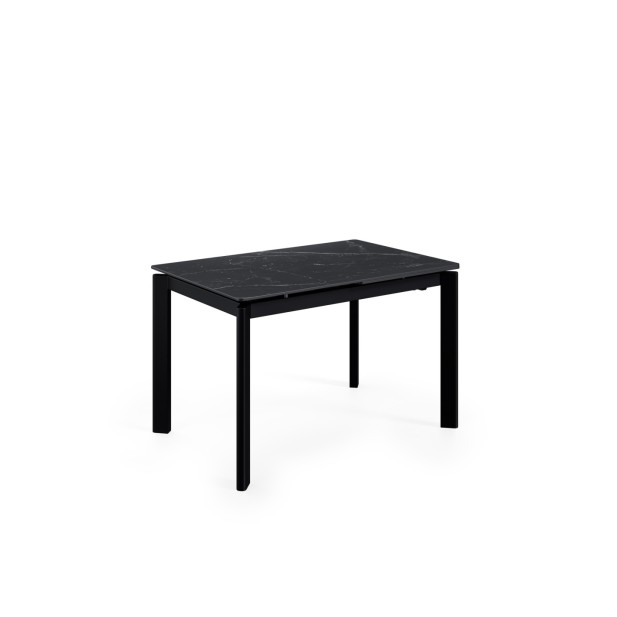 Mesa FIONA 140x90 cm, Negro / Negro