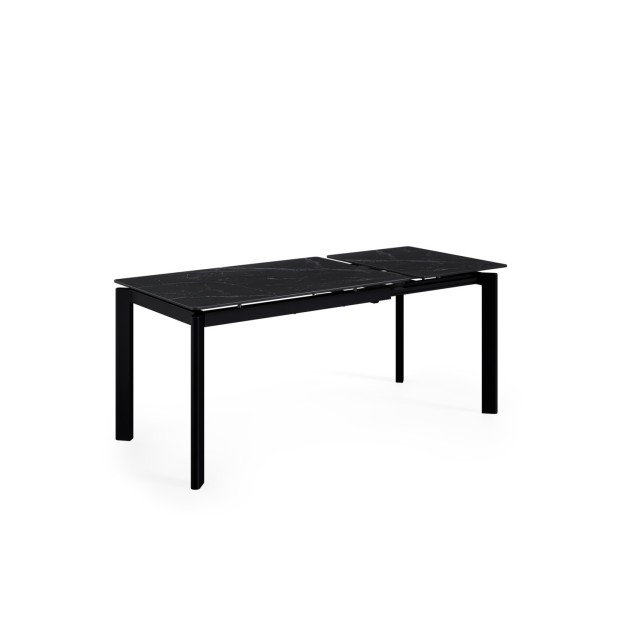 Mesa FIONA 140x90 cm, Negro / Negro
