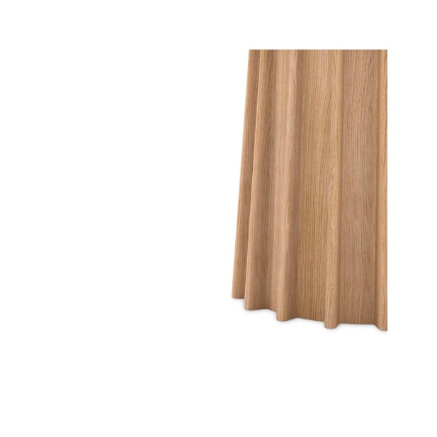 Mesa KARAN Ø120 cm de Comedor, Roble