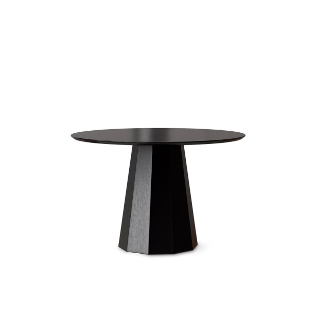 Mesa HANNE Ø120 cm de Comedor, Negro