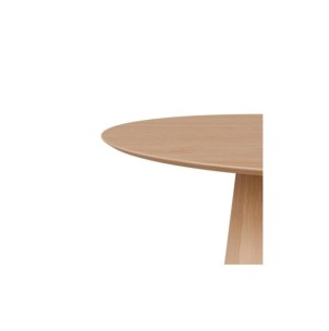 Mesa HANNE Ø120 cm de Comedor, Roble 2
