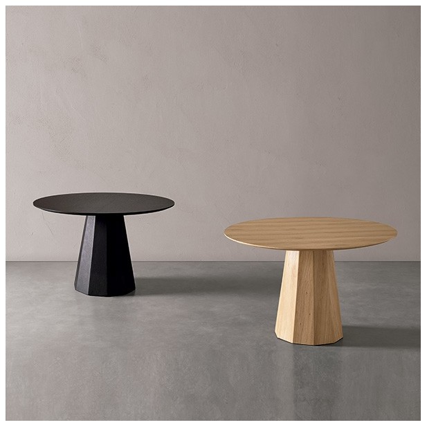 Mesa HANNE Ø120 cm de Comedor, Roble