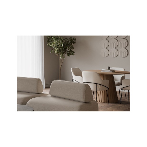 Mesa EBBA Ø100 cm de Comedor, Roble