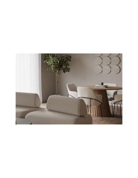 Mesa EBBA Ø100 cm de Comedor, Roble