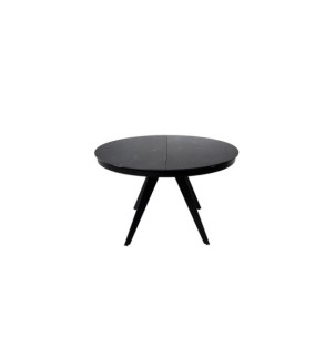 Mesa Extensible BRITTA Ø130/180 cm, Negro / Negro 2