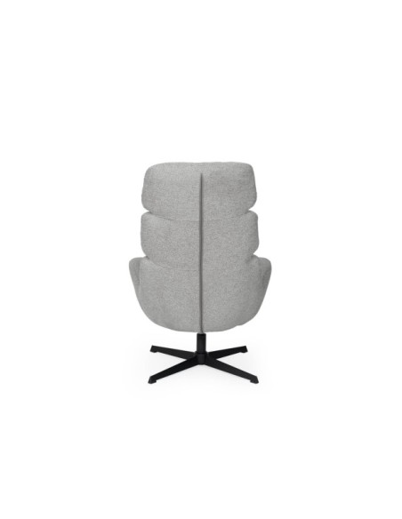 Butaca Giratoria ALMA, Textil Gris