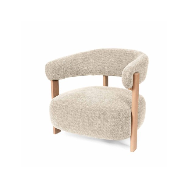 Butaca CLADY, Textil Beige