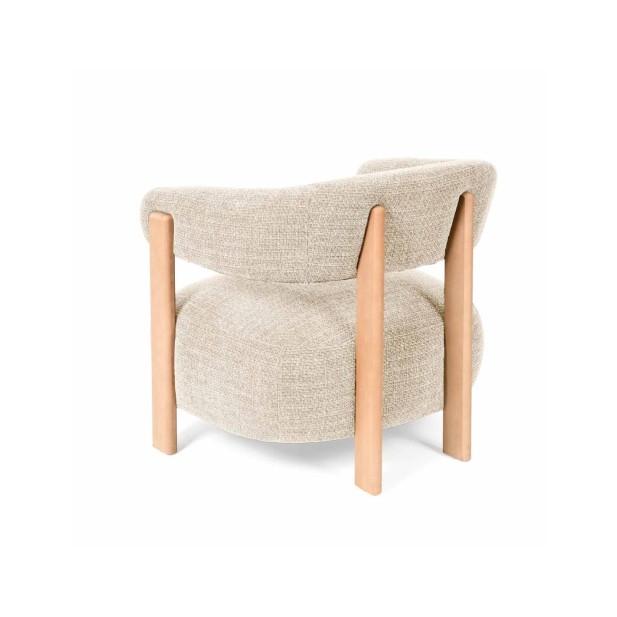 Butaca CLADY, Textil Beige