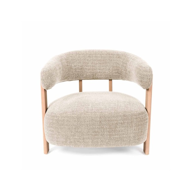 Butaca CLADY, Textil Beige