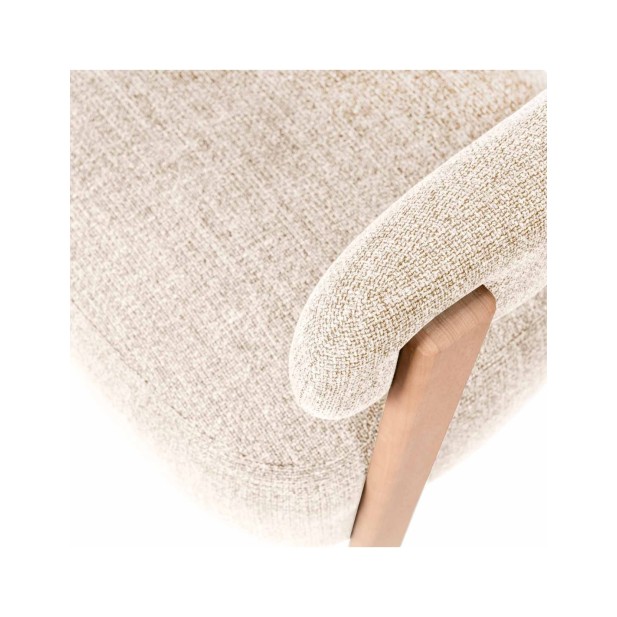 Butaca CLADY, Textil Beige