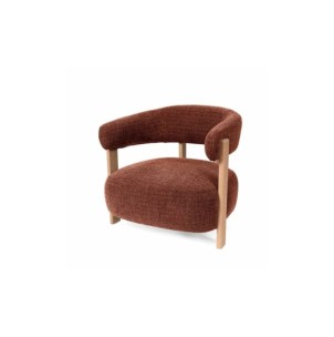 Butaca CLADY, Textil Terracota