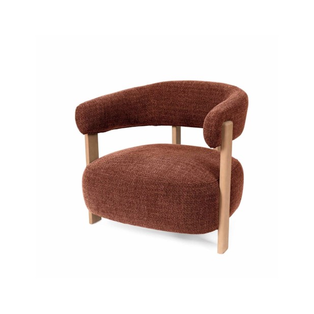 Butaca CLADY, Textil Terracota