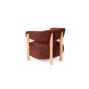 Butaca CLADY, Textil Terracota 2