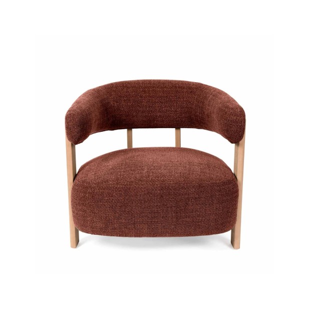 Butaca CLADY, Textil Terracota