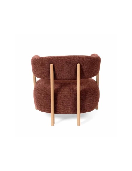 Butaca CLADY, Textil Terracota