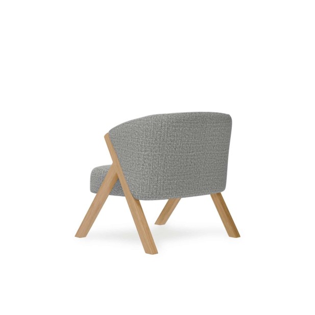 Butaca WITTA, Textil Gris