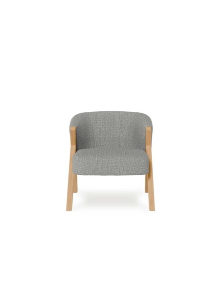 Butaca WITTA, Textil Gris