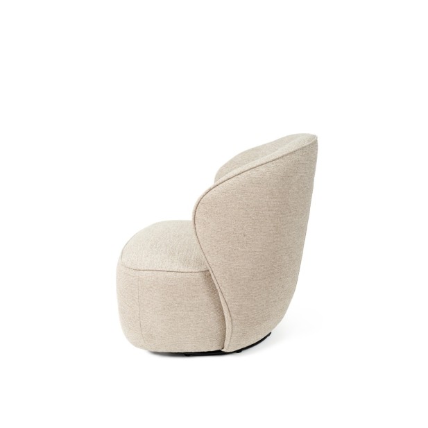 Butaca Giratoria SAFFI, Textil Beige