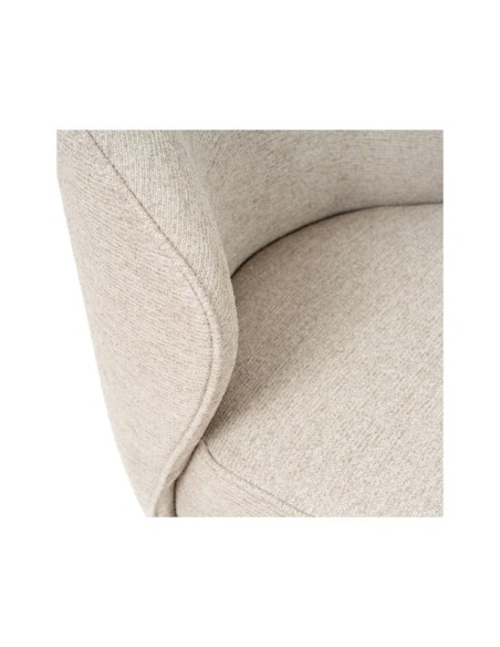 Butaca Giratoria SAFFI, Textil Beige