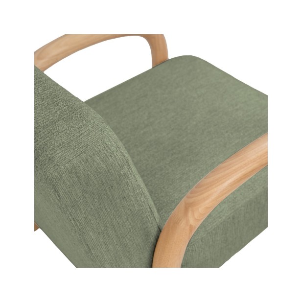 Butaca SEMINE, Textil Verde