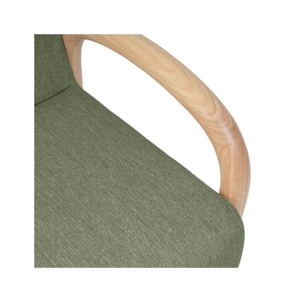 Butaca SEMINE, Textil Verde