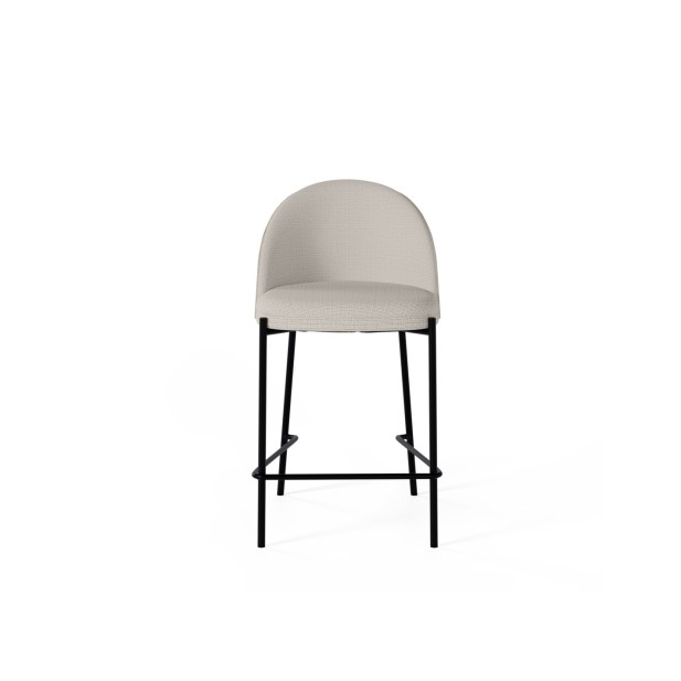 Taburete Alto FRODI 66 cm, Textil Beige