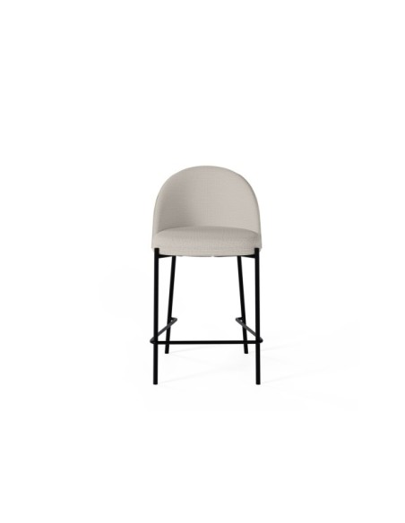 Taburete Alto FRODI 66 cm, Textil Beige