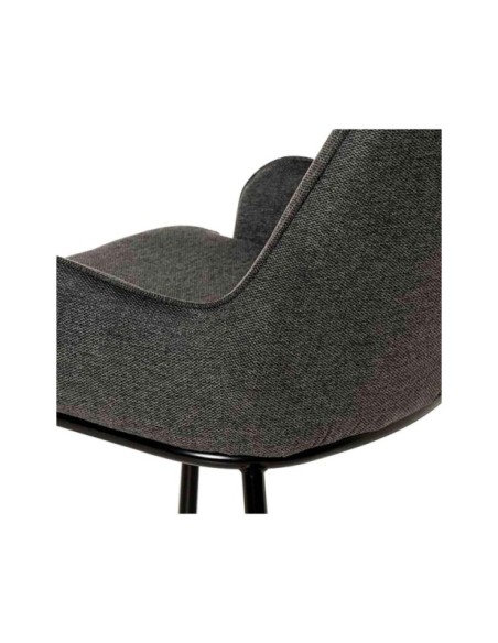 Silla MOGENS, Textil Gris Oscuro