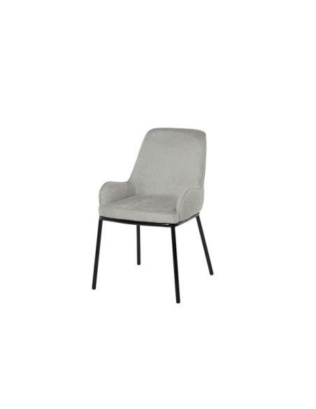 Silla MOGENS, Textil Gris Claro