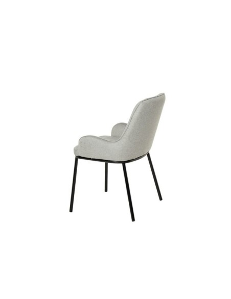 Silla MOGENS, Textil Gris Claro