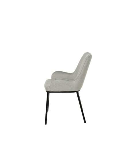 Silla MOGENS, Textil Gris Claro