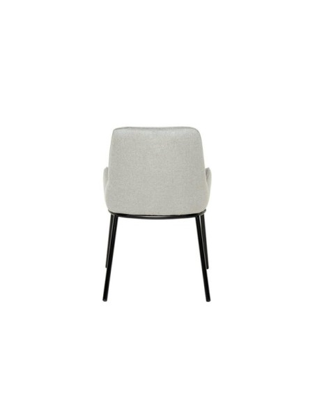 Silla MOGENS, Textil Gris Claro