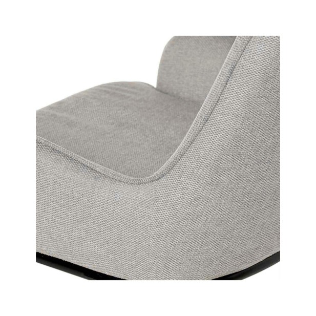 Silla MOGENS, Textil Gris Claro